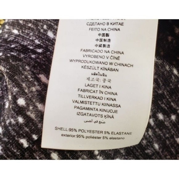 Michael Michael Kors Speckled Stretch Mini Skirt Black White 6 NWT - Picture 7 of 9